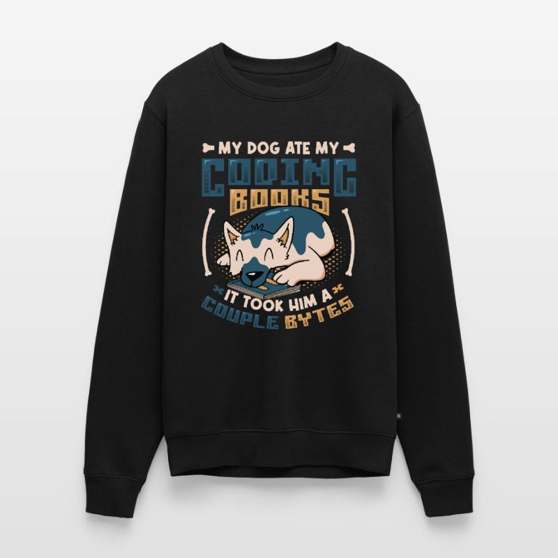 Hund Bytes Code Computer Scherz Programmierung Männer Premium Bio Pullover