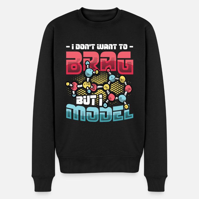 Physical Modeling Funny Physics Lovers - Men's Premium Organic Jumper - black