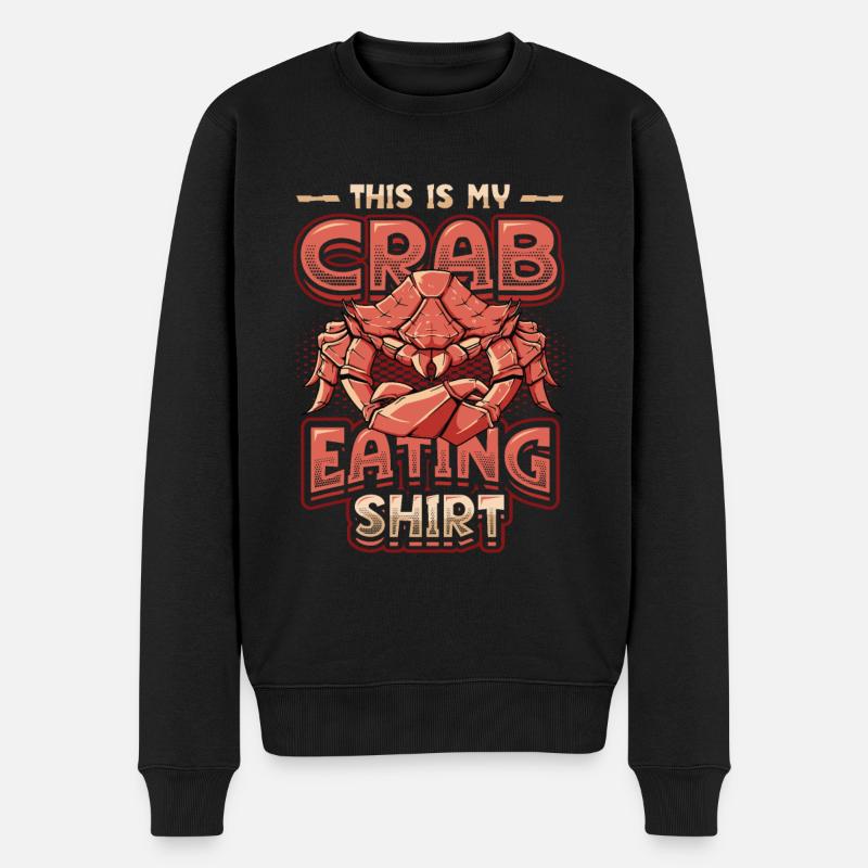 Manger des crabes. - Pull Premium bio Homme - noir