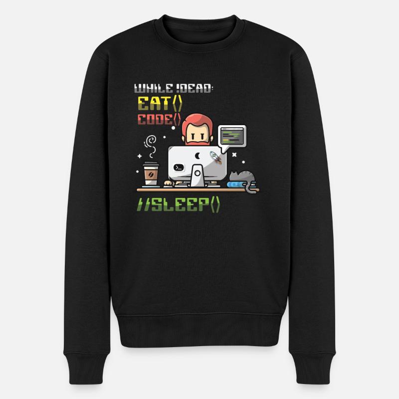 Programmer,Computer Programmer,Joke - Men's Premium Organic Jumper - black
