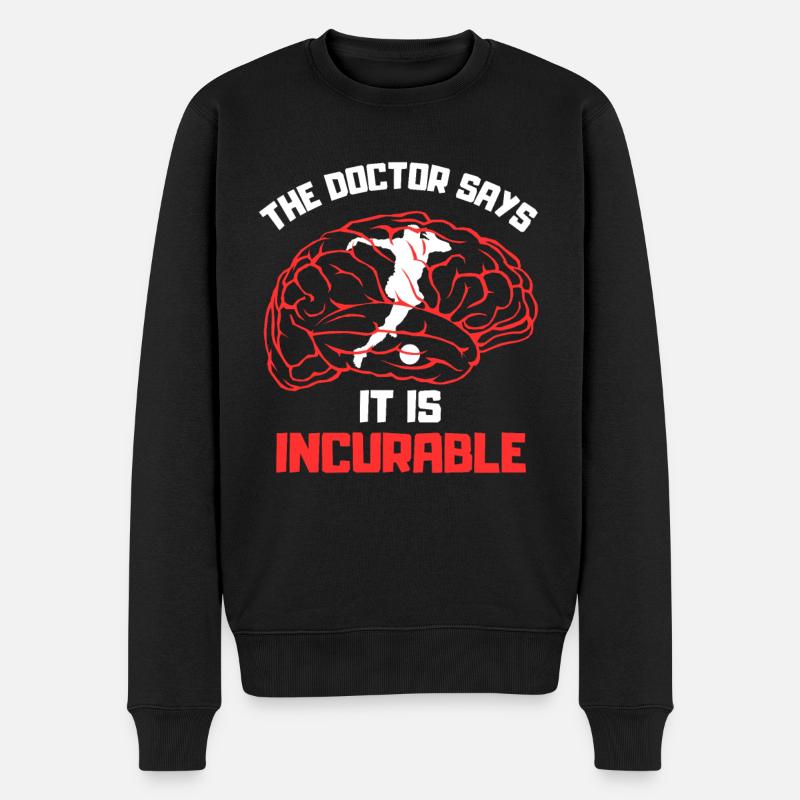 Patient de football - Pull Premium bio Homme - noir