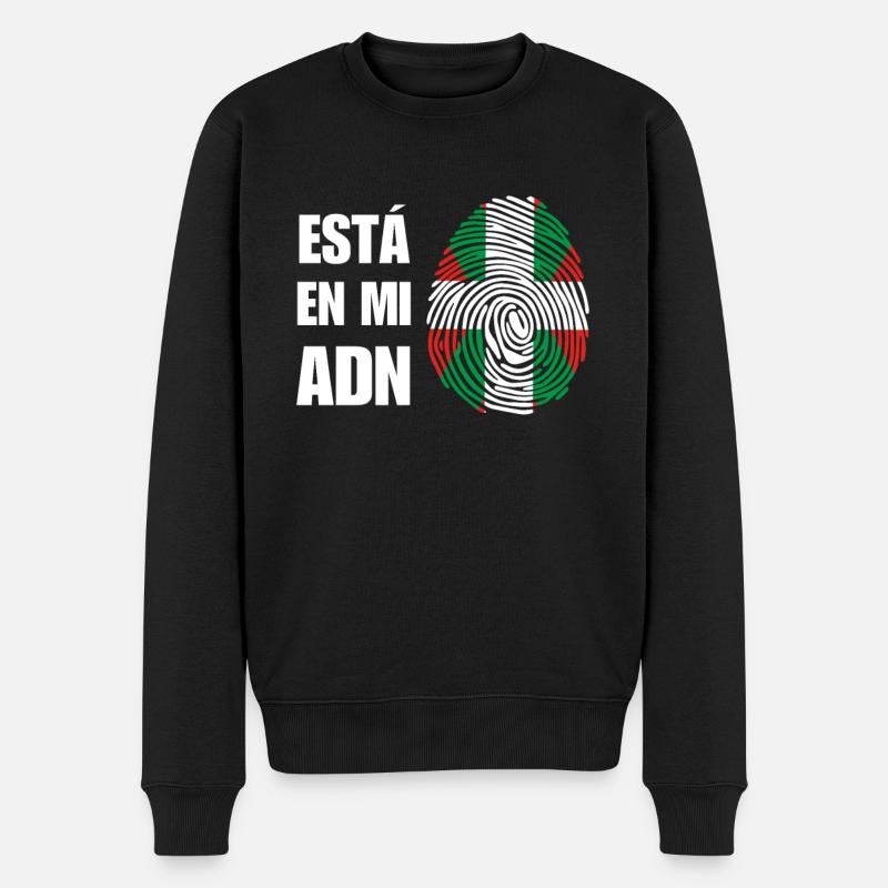 ADN basque - Pull Premium bio Homme - noir