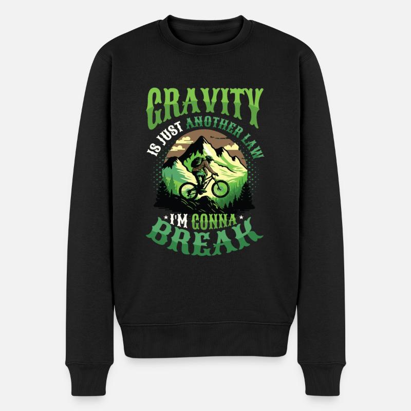 VTT Dirt Jumping - Pull Premium bio Homme - noir