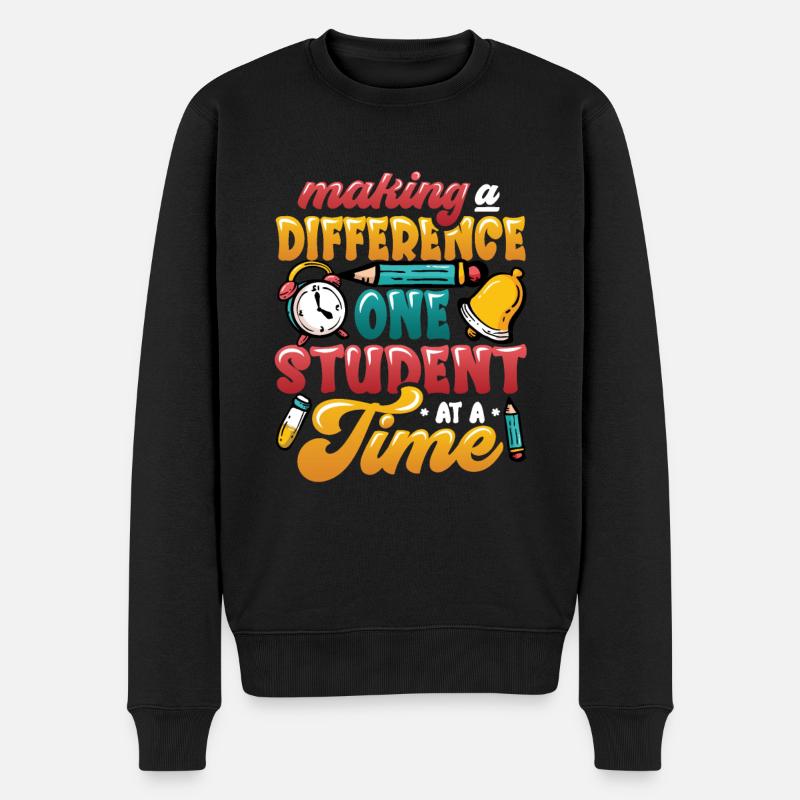 Faire la différence - Pull Premium bio Homme - noir