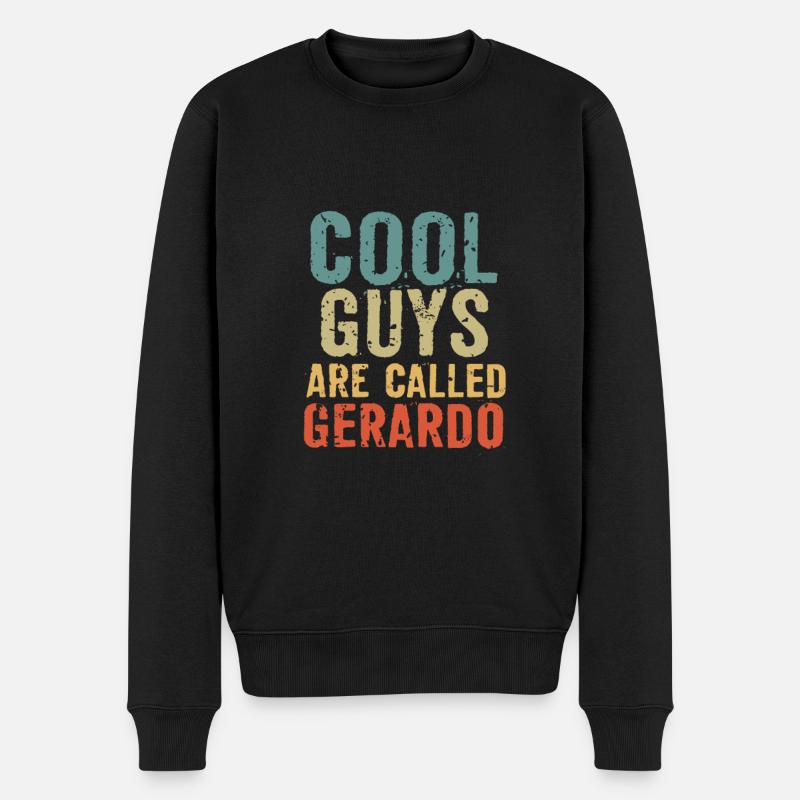 Les gars cool s’appellent gerardo - Pull Premium bio Homme - noir