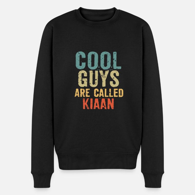 Les mecs cool s’appellent kiaan - Pull Premium bio Homme - noir