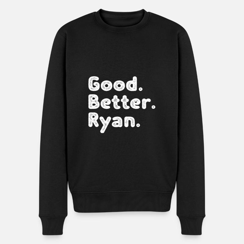 Bon meilleur Ryan - Pull Premium bio Homme - noir