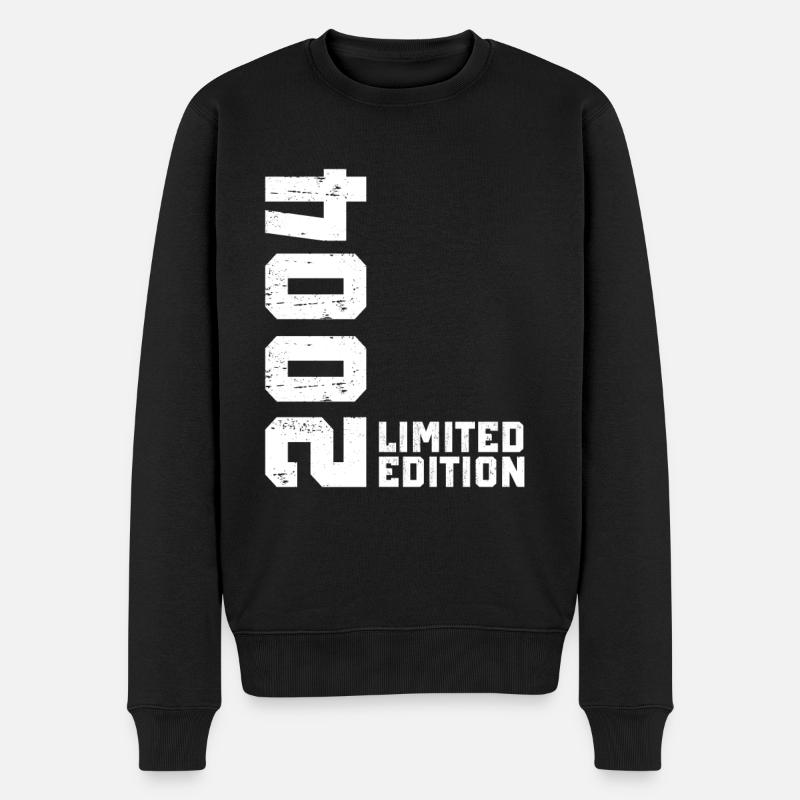 2004 Limted Edition - Männer Premium Bio Pullover - Schwarz