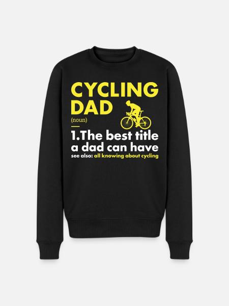 Sport Dad Cycling - Men's Premium Organic Jumper - black