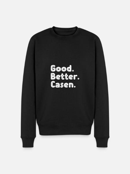 Good better Casen - Men's Premium Organic Jumper - black