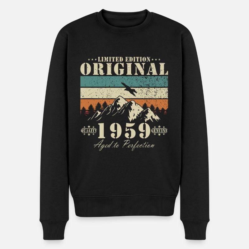 Légendaire 65e anniversaire 1959 - Pull Premium bio Homme - noir