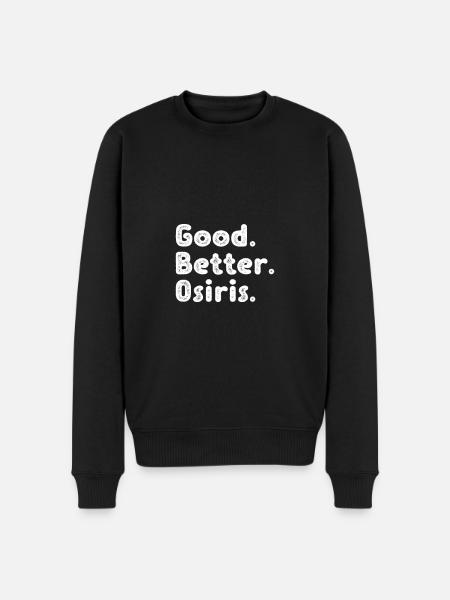 Good better Osiris - Men's Premium Organic Jumper - black