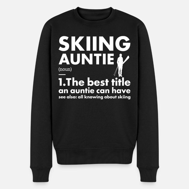 Sport Auntie Ski - Pull Premium bio Homme - noir