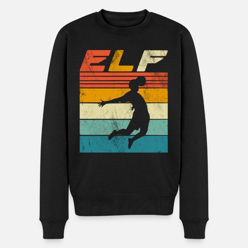 Fußball 11 Spieler - 11 Geburtstag Geschenk - Männer Premium Bio Pullover - Schwarz