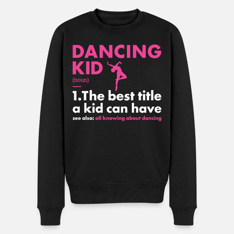 Danseur Kid Définition Danse - Pull Premium bio Homme - noir