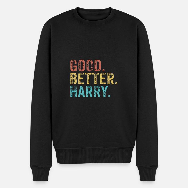 Les mecs cool s’appellent harry - Pull Premium bio Homme - noir
