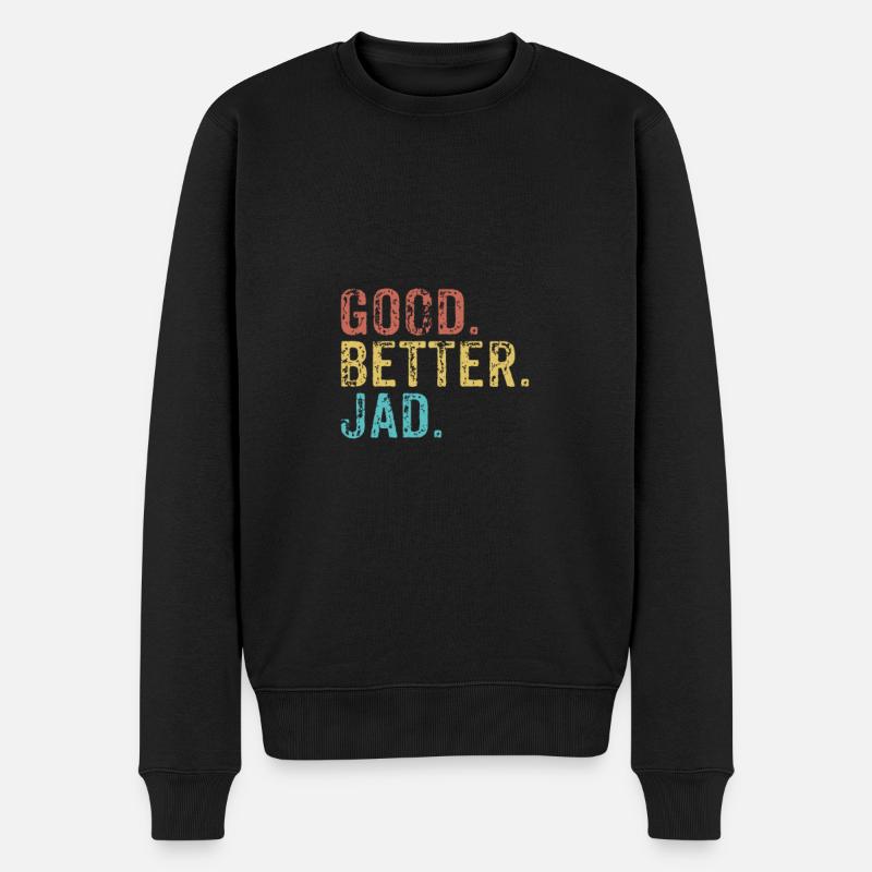 Les mecs cool s’appellent Jad - Pull Premium bio Homme - noir
