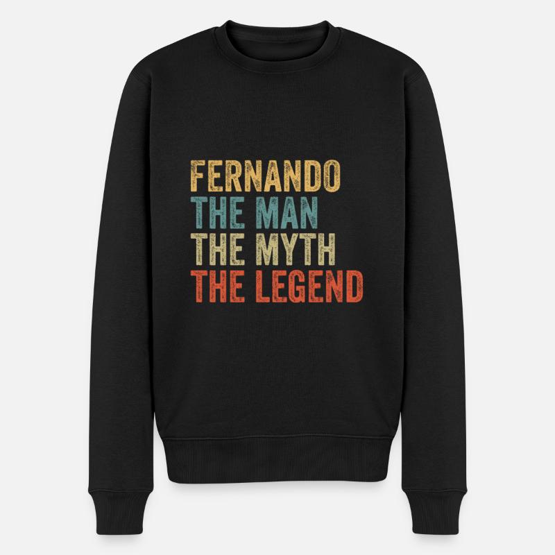 Fernando l’homme le mythe - Pull Premium bio Homme - noir