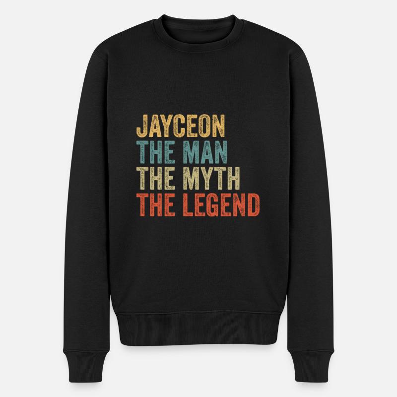Jayceon l’homme le mythe - Pull Premium bio Homme - noir