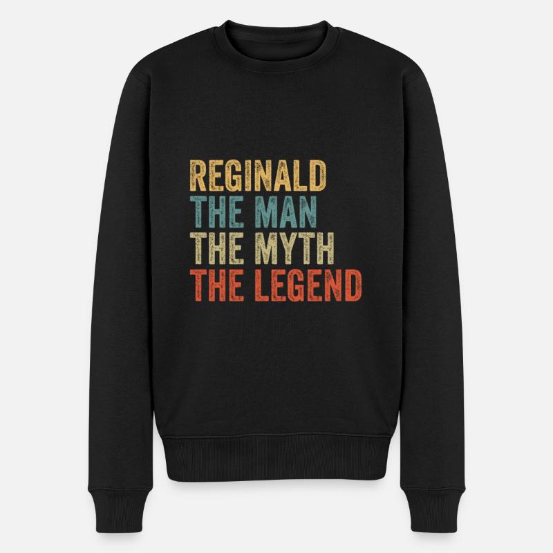 Reginald l’homme le mythe - Pull Premium bio Homme - noir