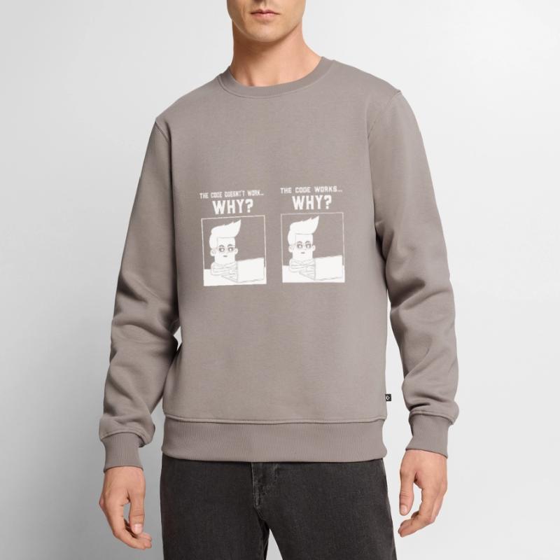 Coder Programmieren Spruch Programmierer Geschenk Männer Premium Bio Pullover