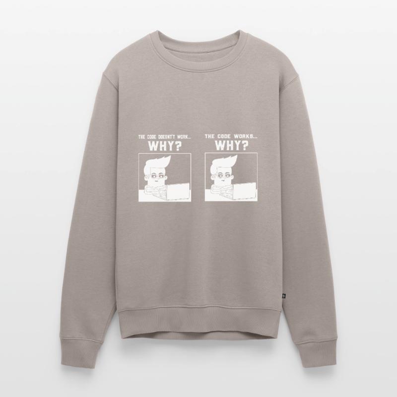 Coder Programmieren Spruch Programmierer Geschenk Männer Premium Bio Pullover