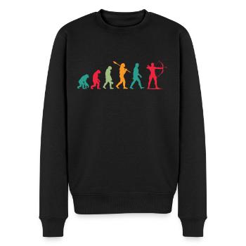 Evolution Archery - Men's Premium Organic Jumper - black - Front - Nico (187cm)