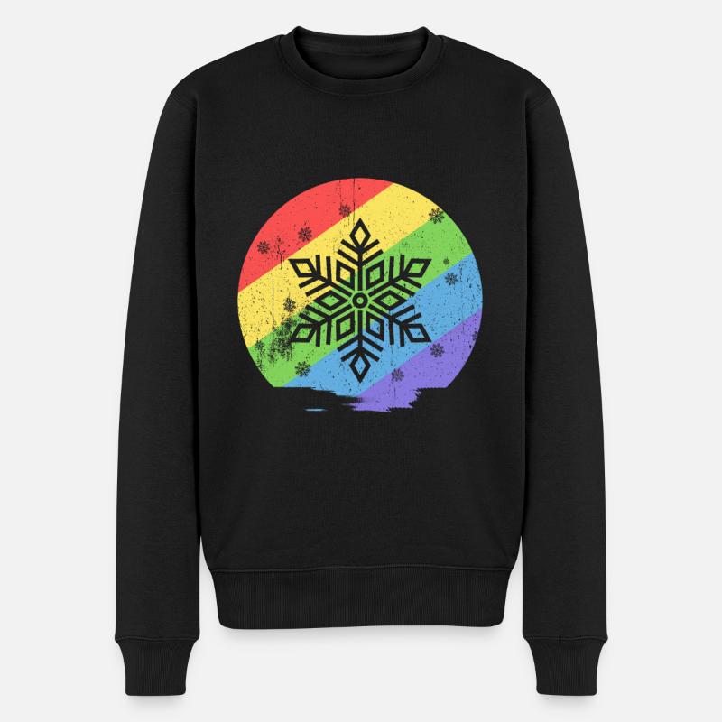 Neige - Pull Premium bio Homme - noir