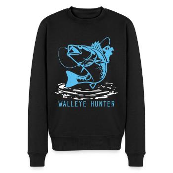 Prédateur Pêcheur Cadeau Sandre Sandre Poisson - Pull Premium bio Homme - noir - Devant - Nico (187cm)