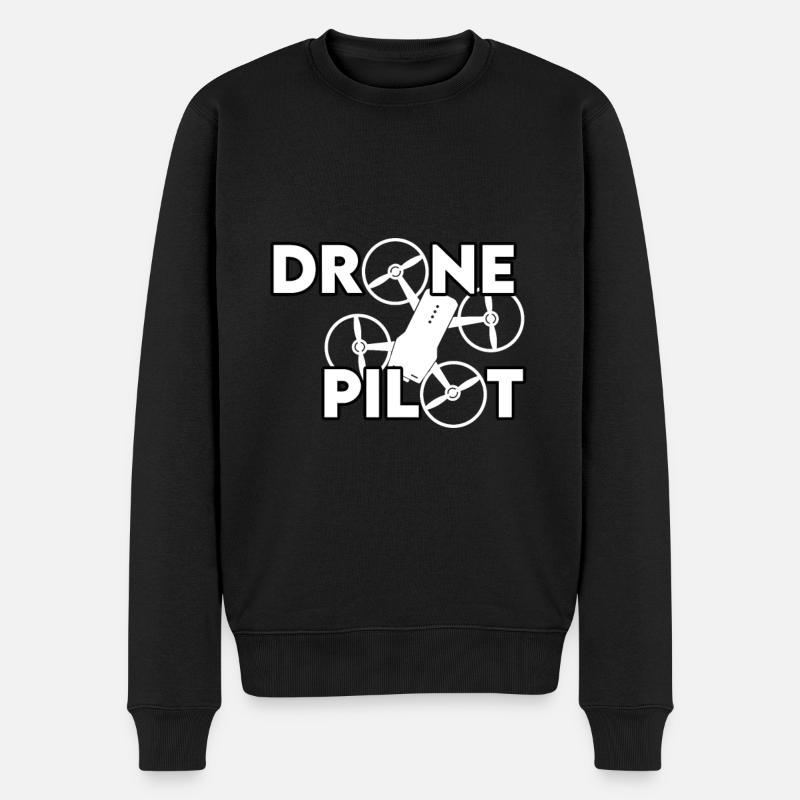 Drones Pilote de drone - Pull Premium bio Homme - noir