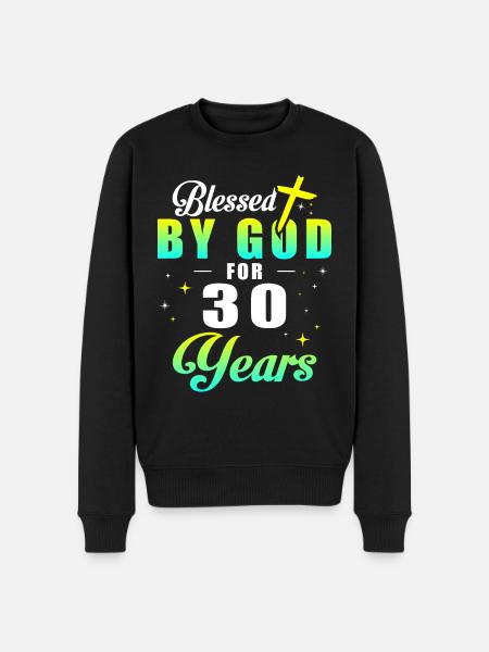 30 ANS - 30e anniversaire - Pull Premium bio Homme - noir