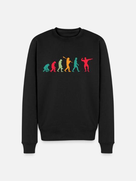 Fitness Evolution - Men's Premium Organic Jumper - black