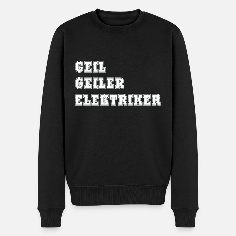 Refroidir. . Électricien - Pull Premium bio Homme - noir