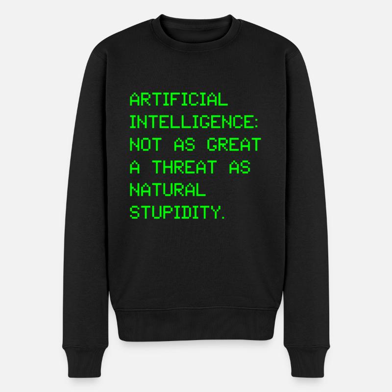 Artificial intelligence artificial intelligence - Men's Premium Organic Jumper - black
