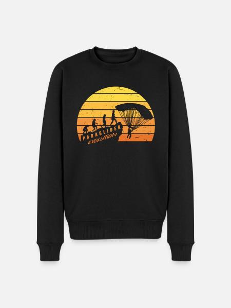 Parapente Evolution - Pull Premium bio Homme - noir