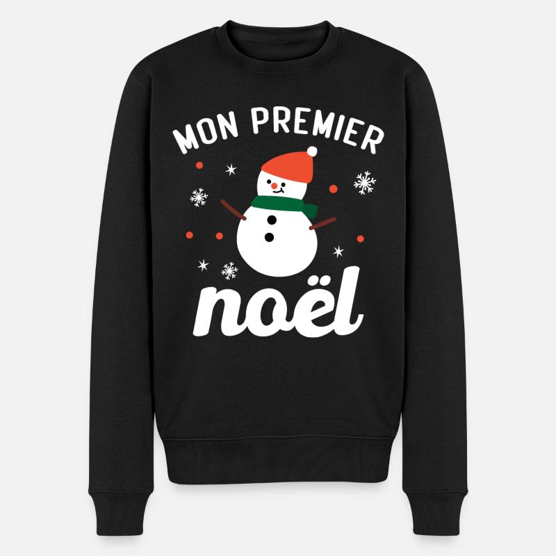 Mon premier noël - Pull Premium bio Homme - noir