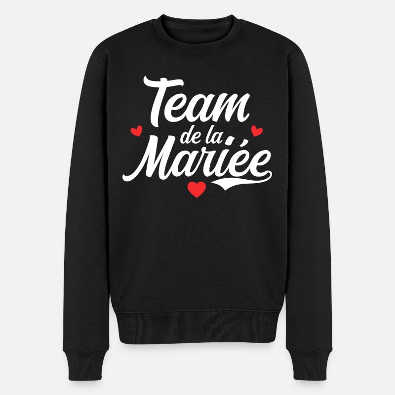 Team De La Mariée - Pull Premium bio Homme - noir