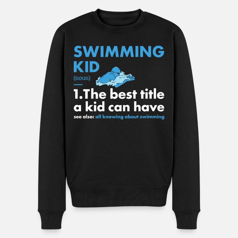Sport Enfant Natation - Pull Premium bio Homme - noir
