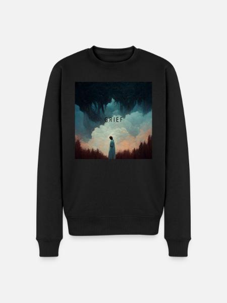 Grief Kummer - Men's Premium Organic Jumper - black