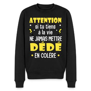 André humour prénom andré tshirt personnalisé dédé - Pull Premium bio Homme - noir - Devant - Nico (187cm)