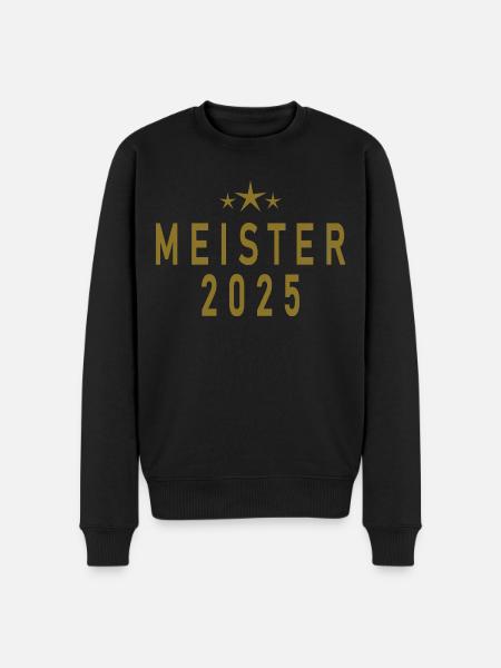 Meister 2025 - Männer Premium Bio Pullover - Schwarz