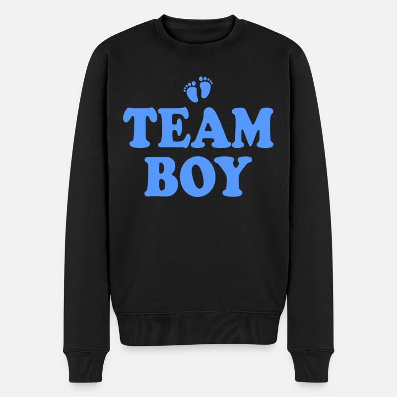 Team boy - Pull Premium bio Homme - noir