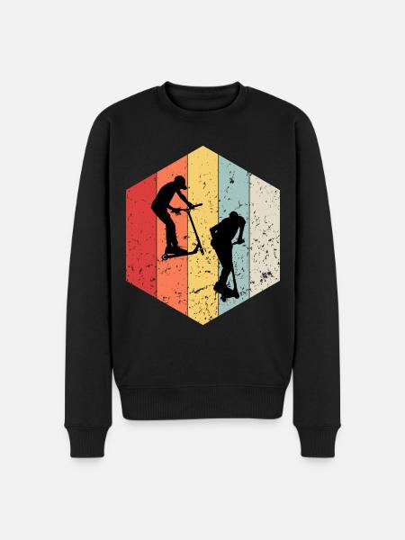 freestyle scooter - Men's Premium Organic Jumper - black