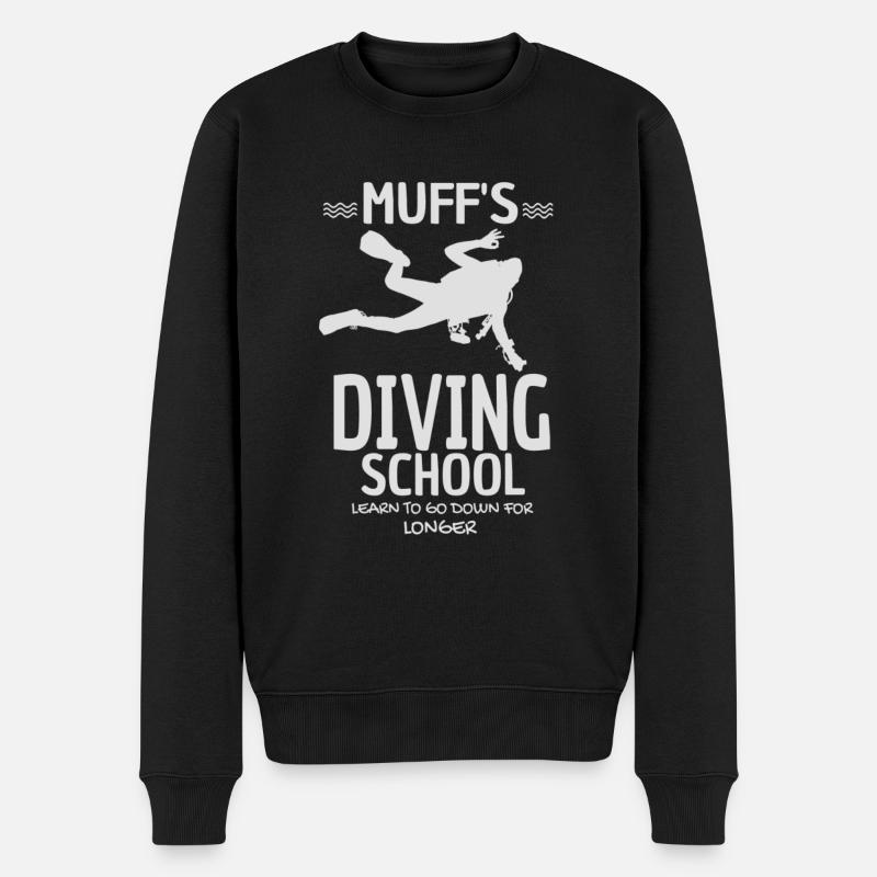 École de plongée Muff’s - Pull Premium bio Homme - noir