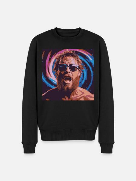 Trippin - Men's Premium Organic Jumper - black