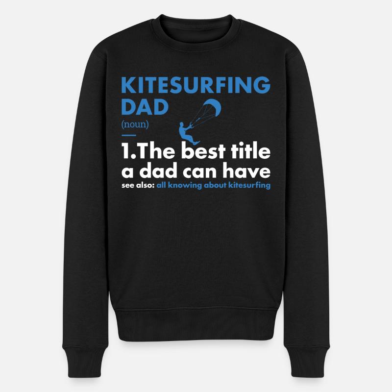 Sport Papa Kitesurf - Pull Premium bio Homme - noir