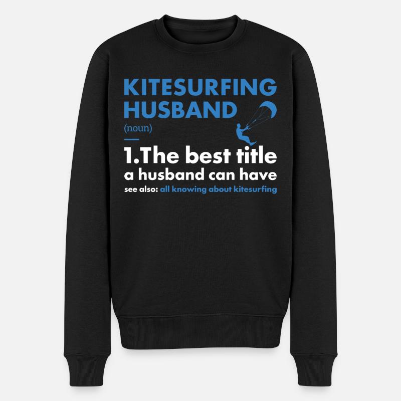 Sport Mari Kitesurf - Pull Premium bio Homme - noir