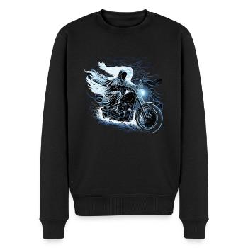 Horreur Moto - Pull Premium bio Homme - noir - Devant - Nico (187cm)