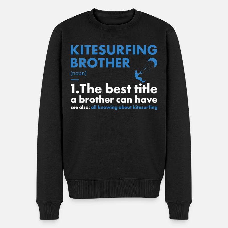 Sport Brother Kitesurf - Pull Premium bio Homme - noir