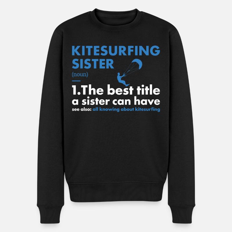 Sport Sister Kitesurf - Pull Premium bio Homme - noir